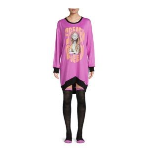Nightmare before christmas sleep dress - purple‎